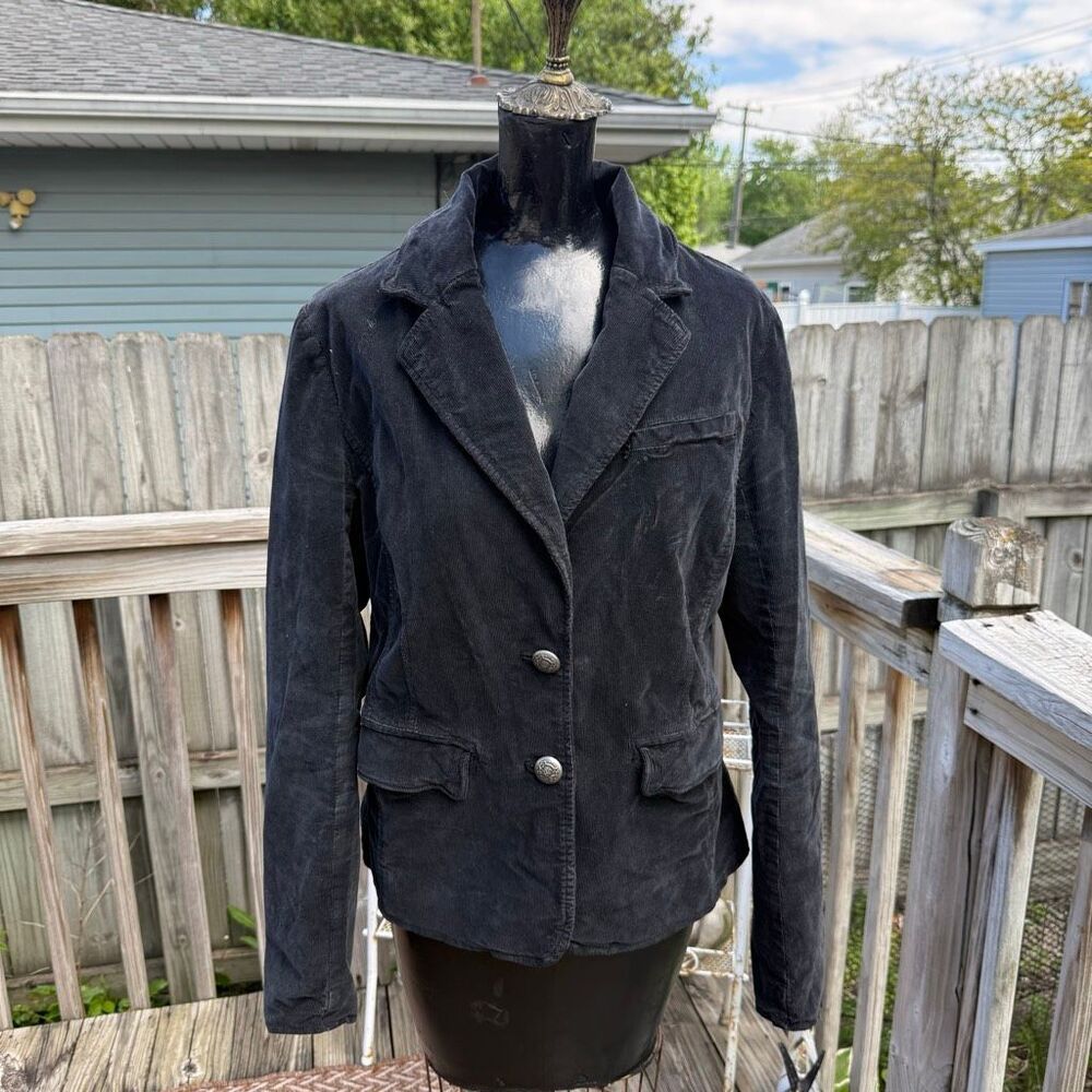 Free People Black Corduroy Women’s Blazer Jacket